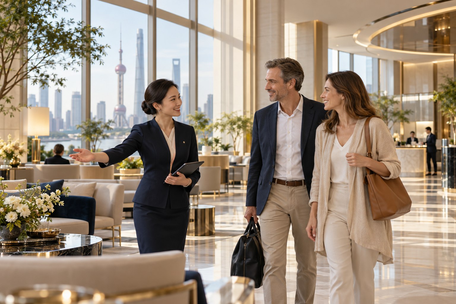 Illustrative international patient concierge welcome